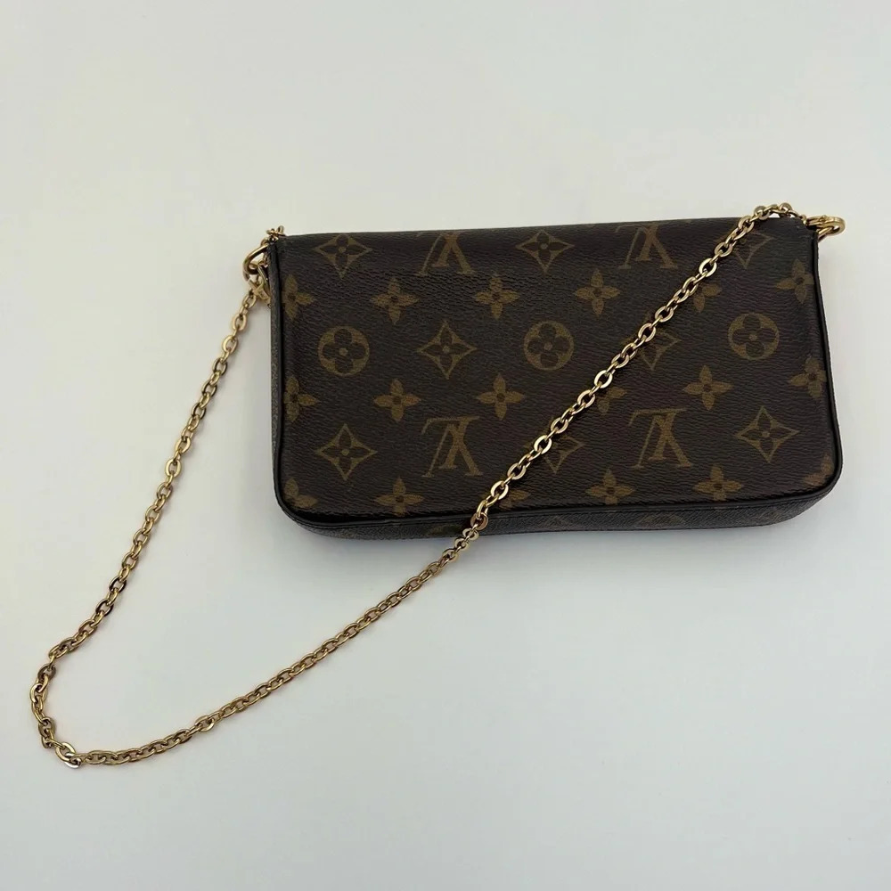 Louis Vuitton Limited Edition Monogram Canvas Hollywood Pochette Felicie Bag - Picture 8 of 10